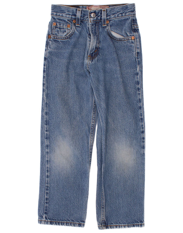 Levi's Boys 550 Relaxed Fit Straight Jeans 6-7 år W22 L21 Blå Bomuld