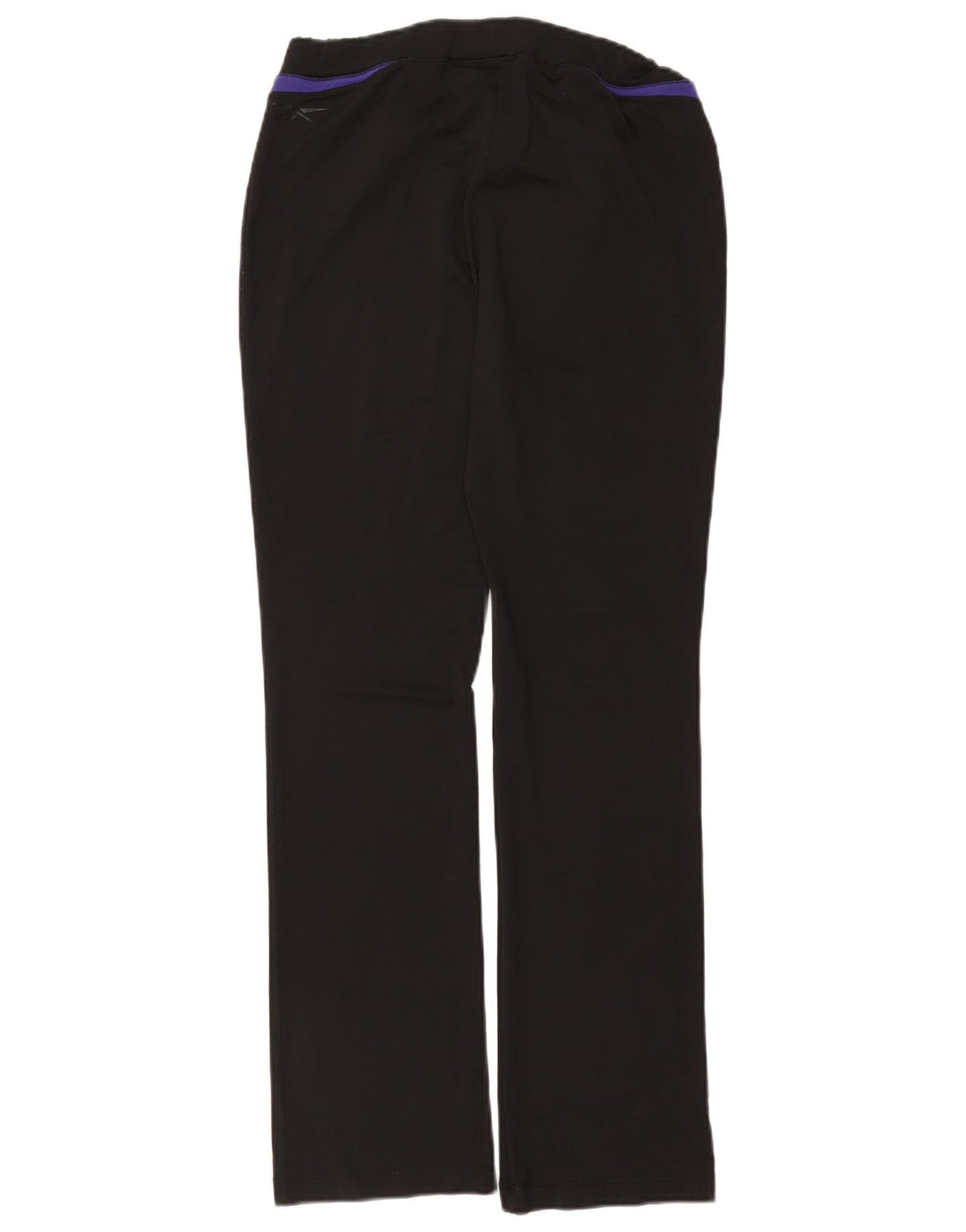 REEBOK Træningsdragtsbukser til kvinder UK 14 Stor sort polyester