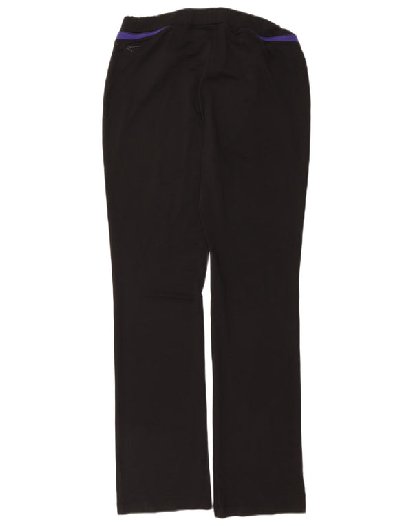 REEBOK Træningsdragtsbukser til kvinder UK 14 Stor sort polyester