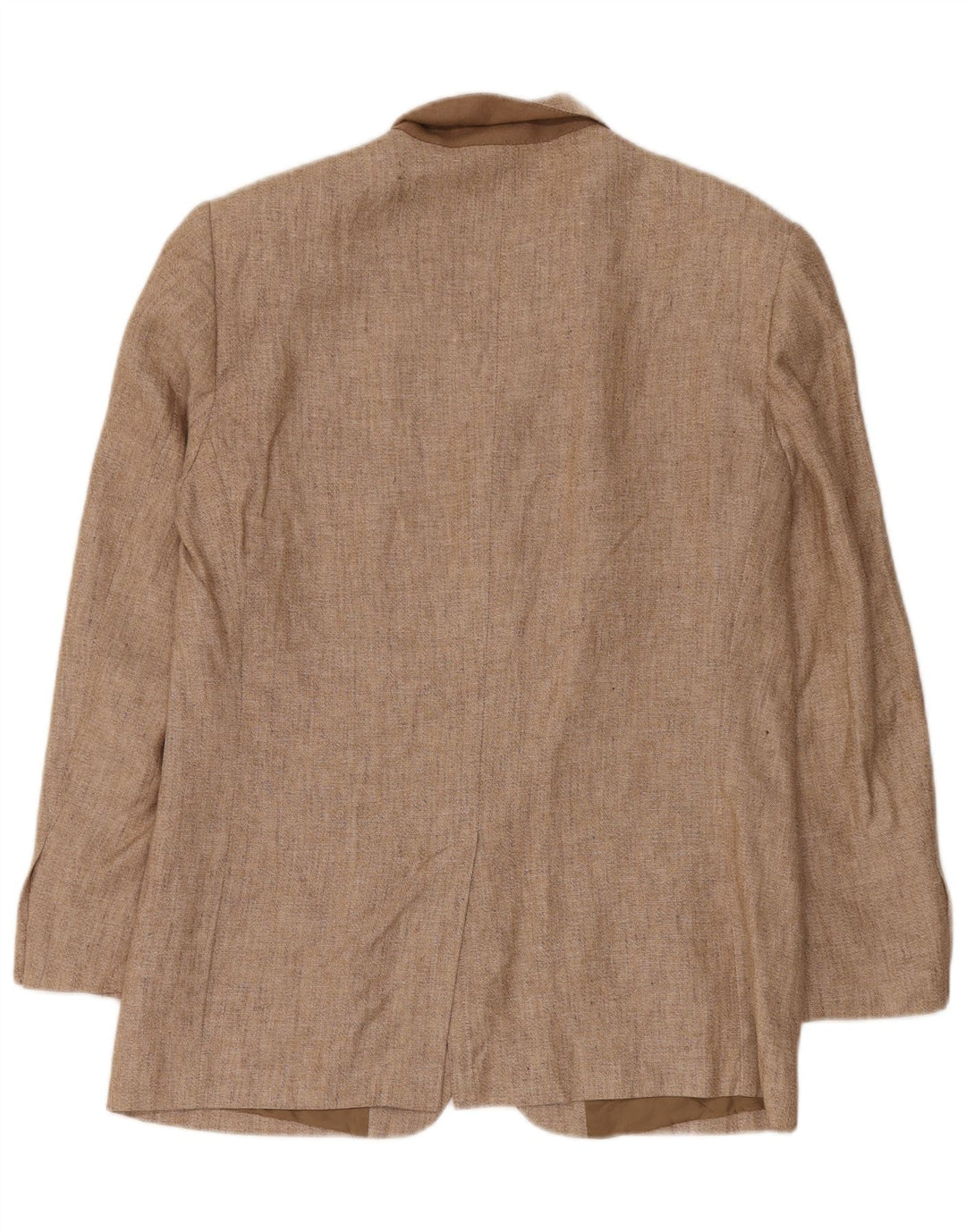 Byblos Herre 3 Button Blazer Jacket UK 38 Medium Beige Linen
