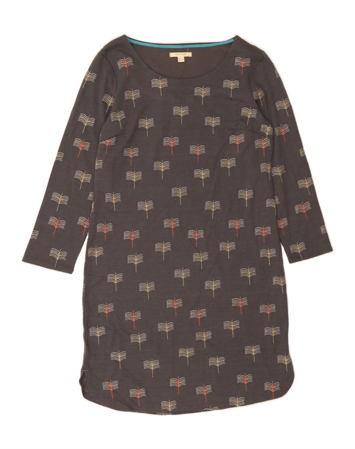 WHITE STUFF Womens Abstract Pattern Jumper Dress UK 12 Medium Grey Vintage White Stuff and Second-Hand White Stuff from Messina Hembry 