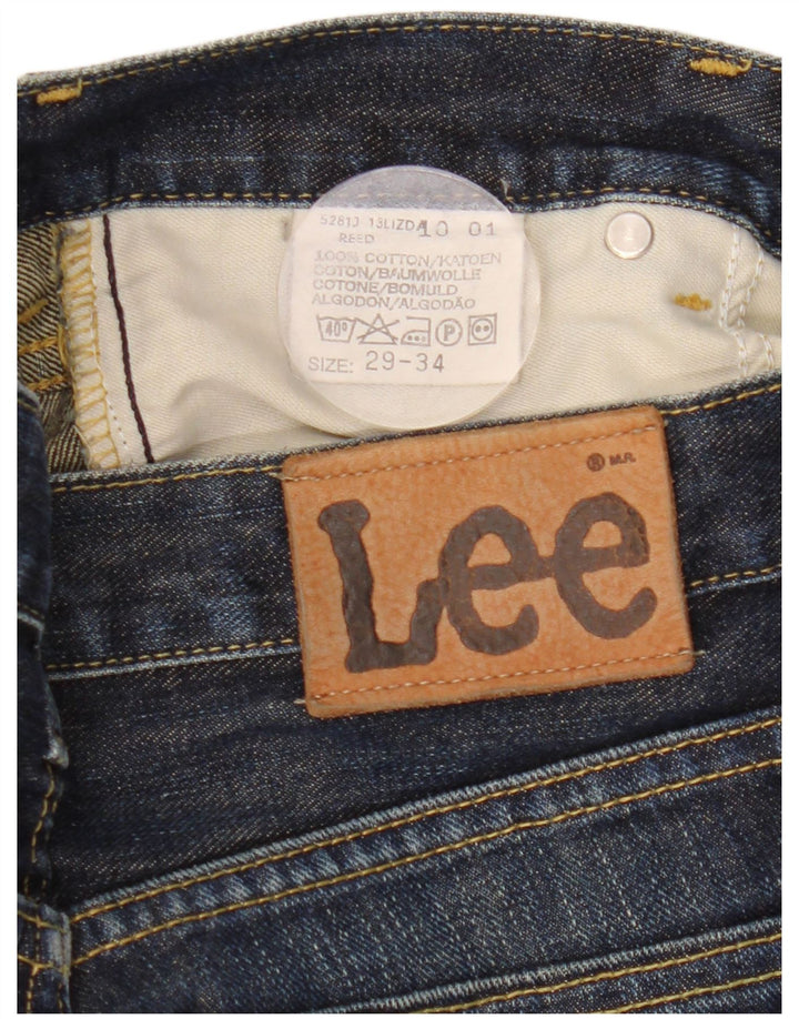 Lee Dame REED Bootcut Jeans W29 L34 Marineblå Bomuld