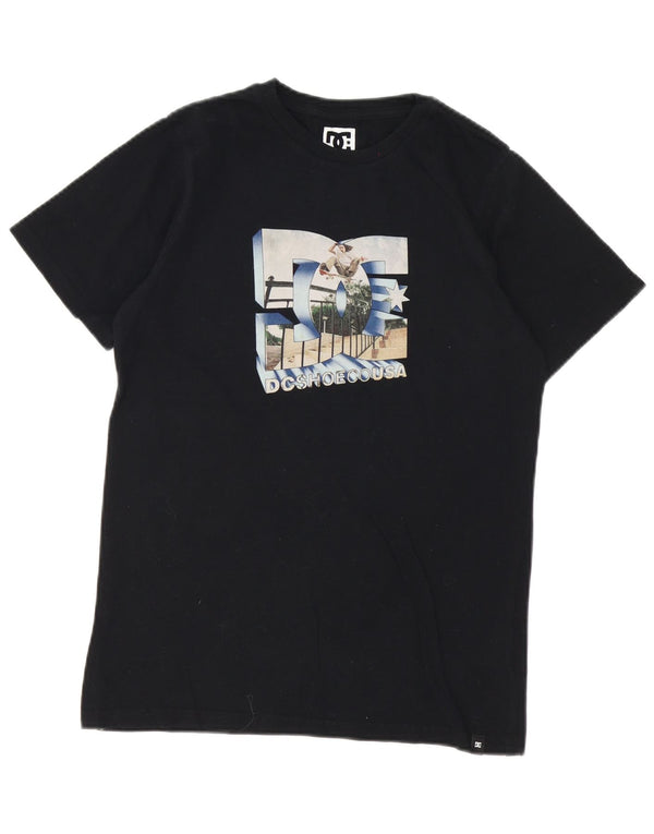 DC Boys Grafisk T-Shirt Top 13-14 år Sort Bomuld