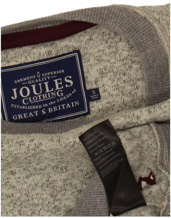 Joules Herre Boat Neck Jumper Sweater Small Grå Flecked Polyester