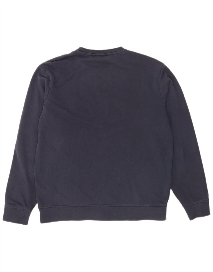 Ellesse Herre Sweatshirt Jumper Medium Marineblå Colourblock Bomuld