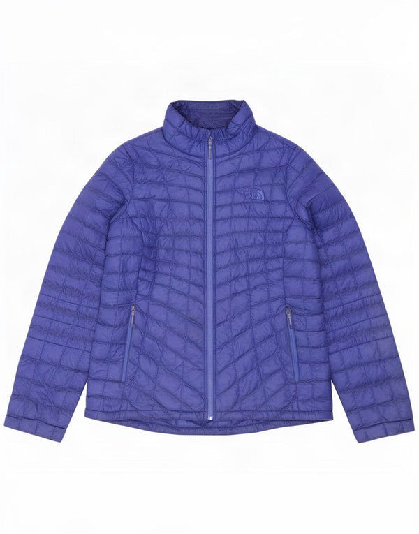 The North Face Dame Polstret Jakke UK 14 Medium Blue Nylon
