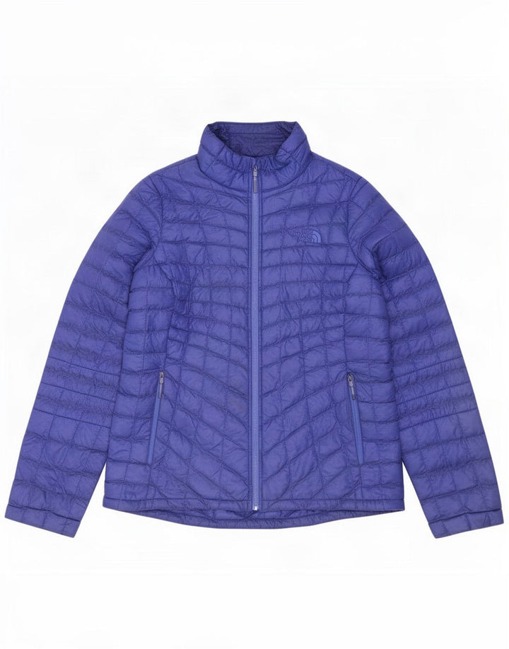 The North Face Dame Polstret Jakke UK 14 Medium Blue Nylon