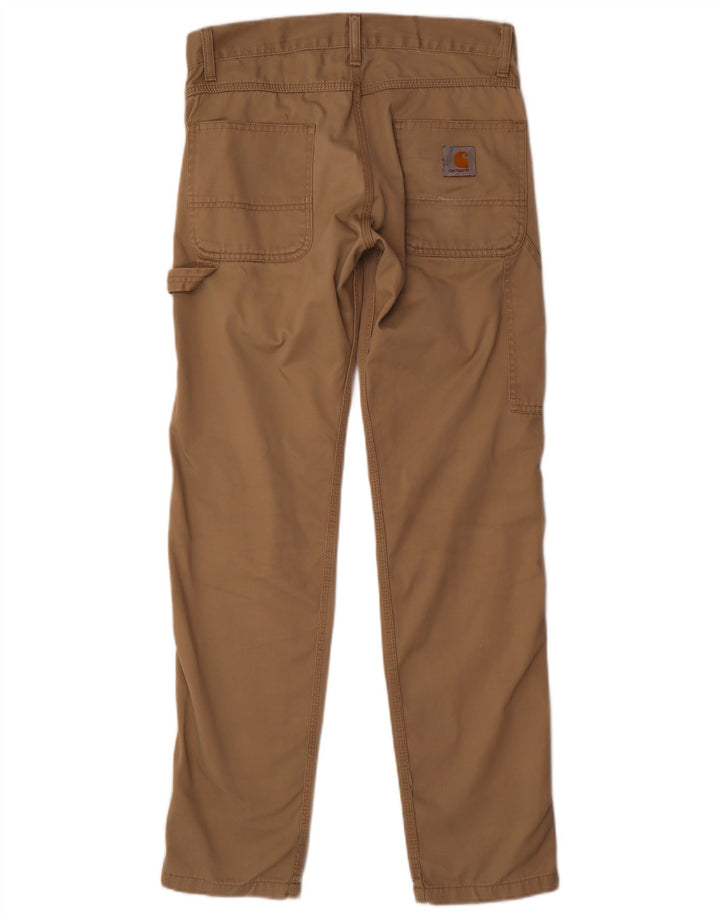 CARHARTT Straight Cargo bukser til mænd W29 L32 Khaki Polyester