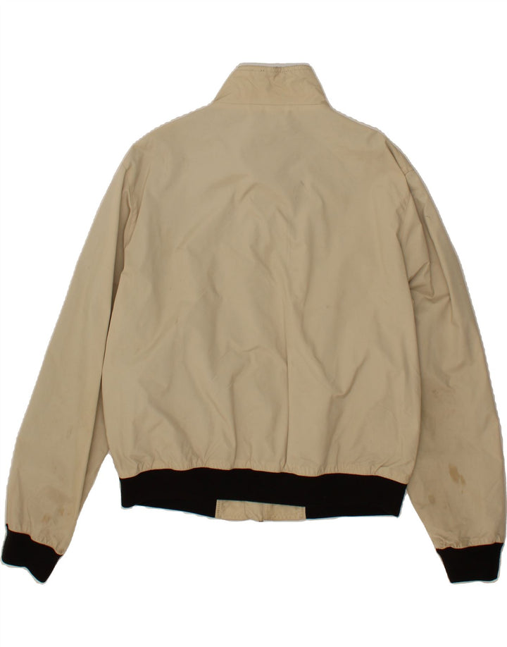 REFRIGIWEAR Mens Bomber Jacket UK 42 XL Beige Colourblock Polyester Vintage Refrigiwear and Second-Hand Refrigiwear from Messina Hembry 