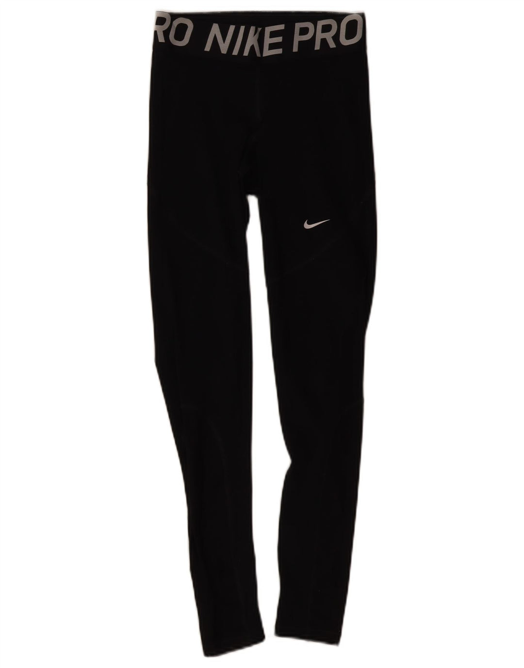Nike Dame Dri Fit Grafiske Leggings UK 8 Lille Sort