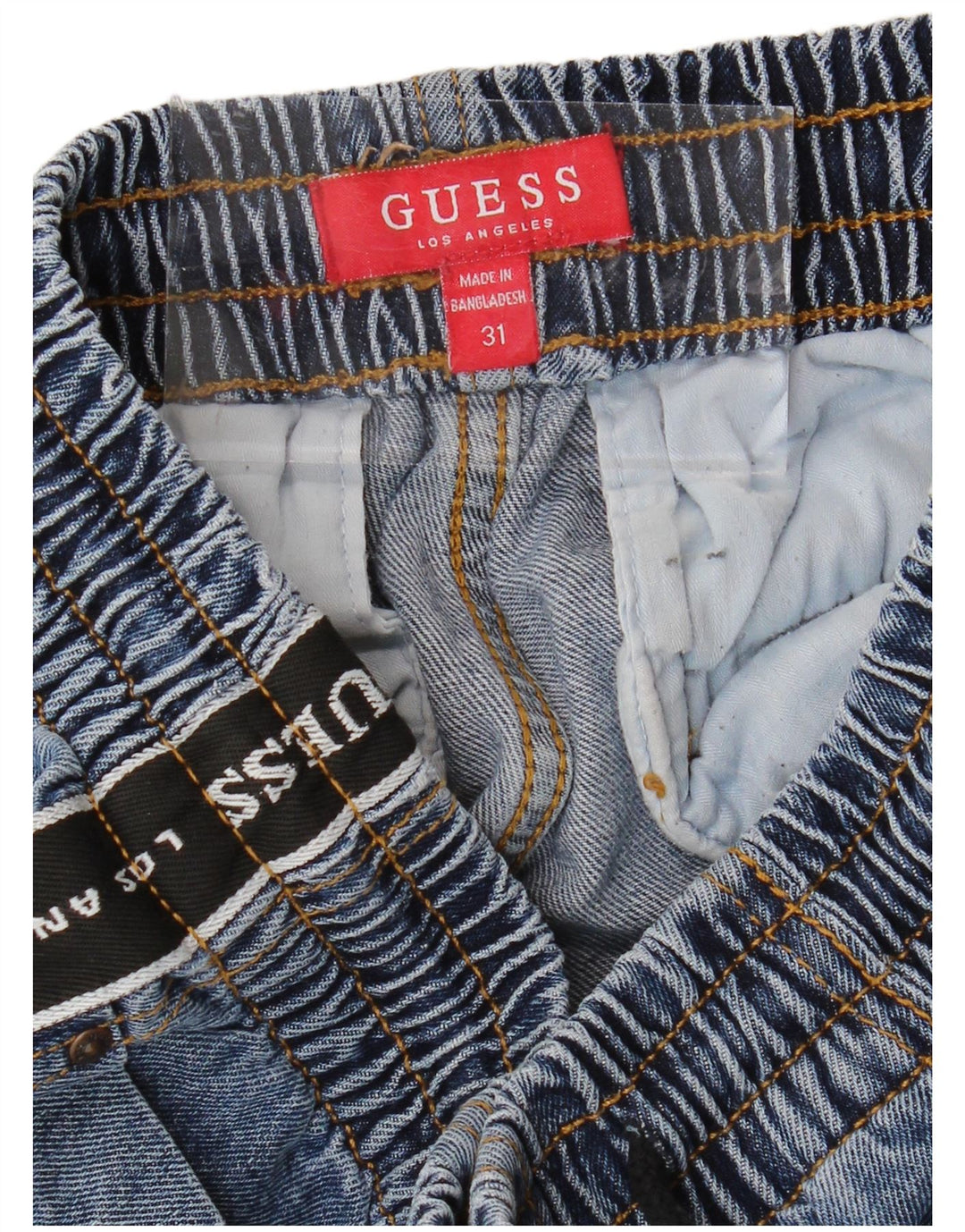GUESS Grafiske joggers til kvinder Tapered jeans W31 L27 Blå