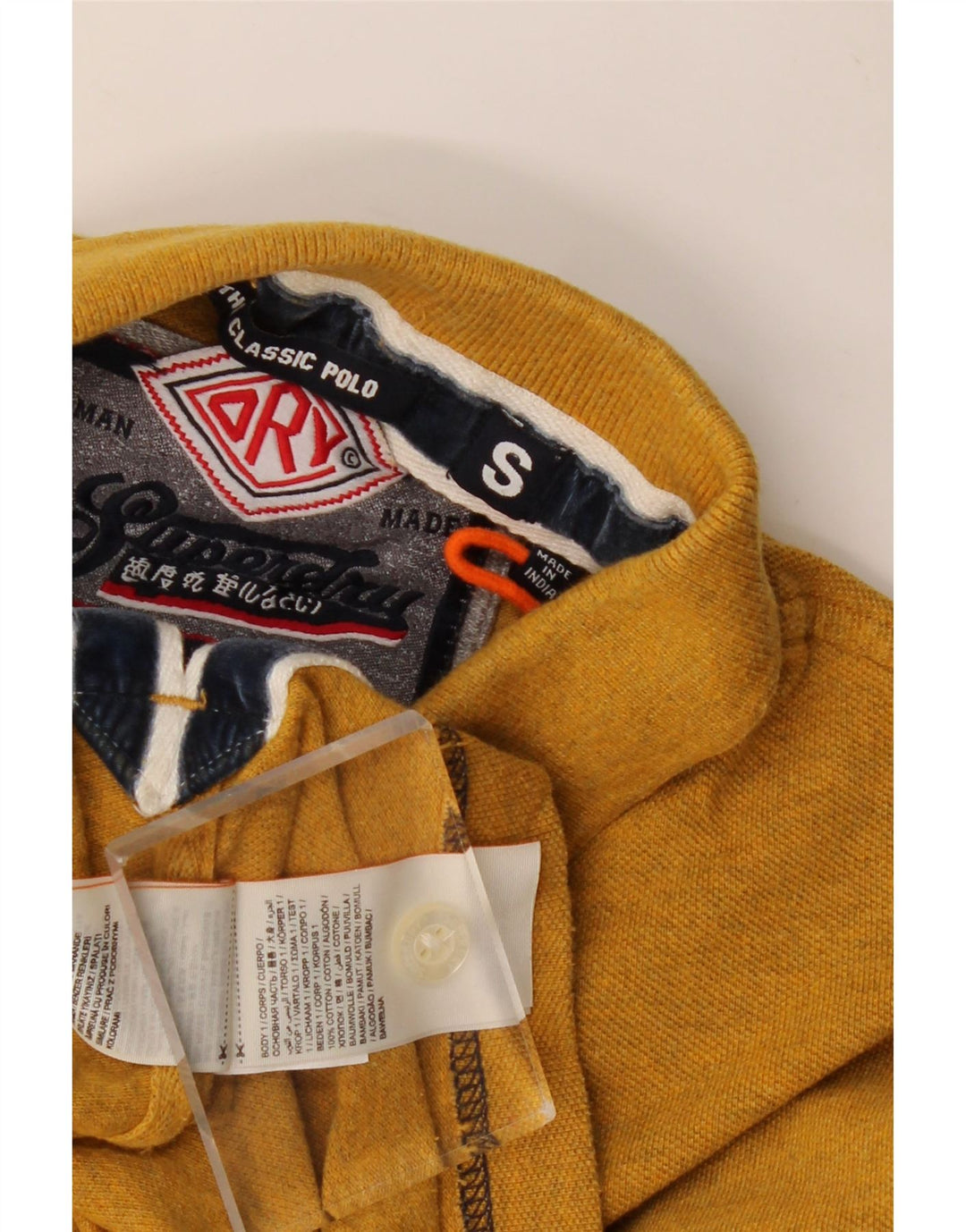 SUPERDRY herre poloshirt Lille orange bomuld