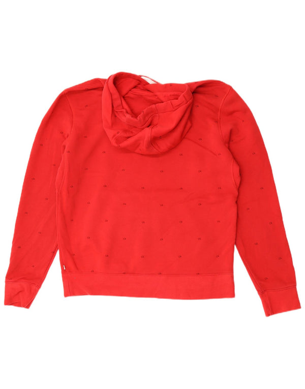 Calvin Klein Herre grafisk hættetrøje Jumper Medium Rød Bomuld