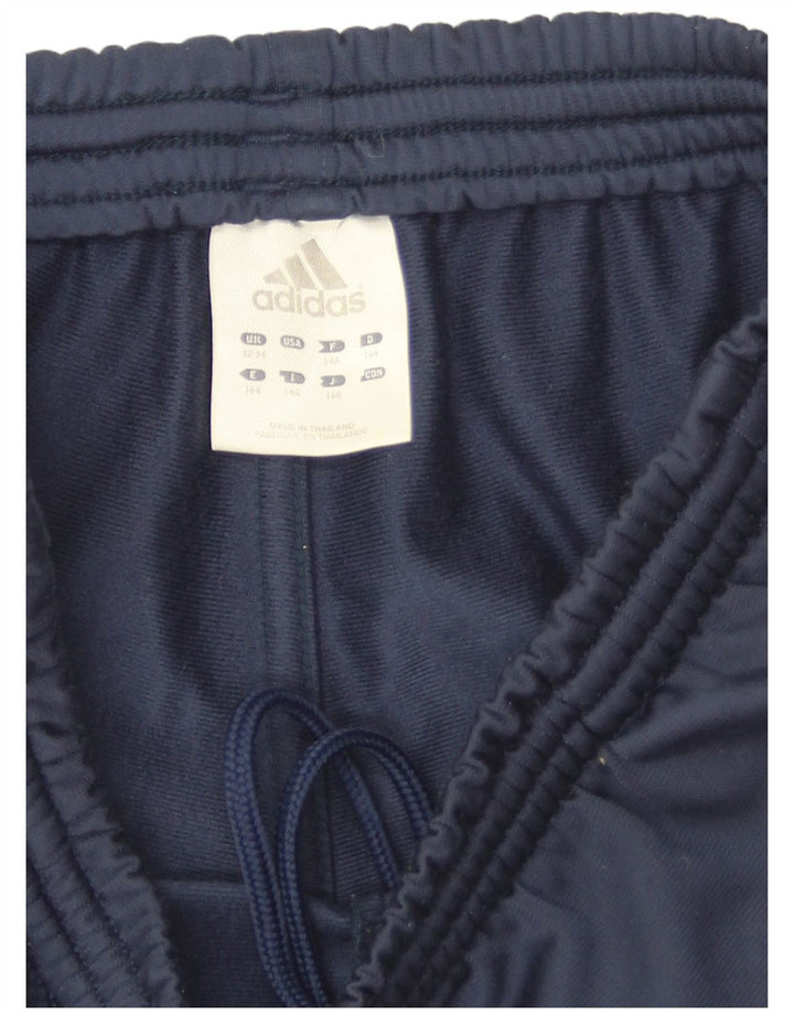 Adidas Træningsdragtsbukser til drenge 13-14 år Marineblå Colourblock Polyester