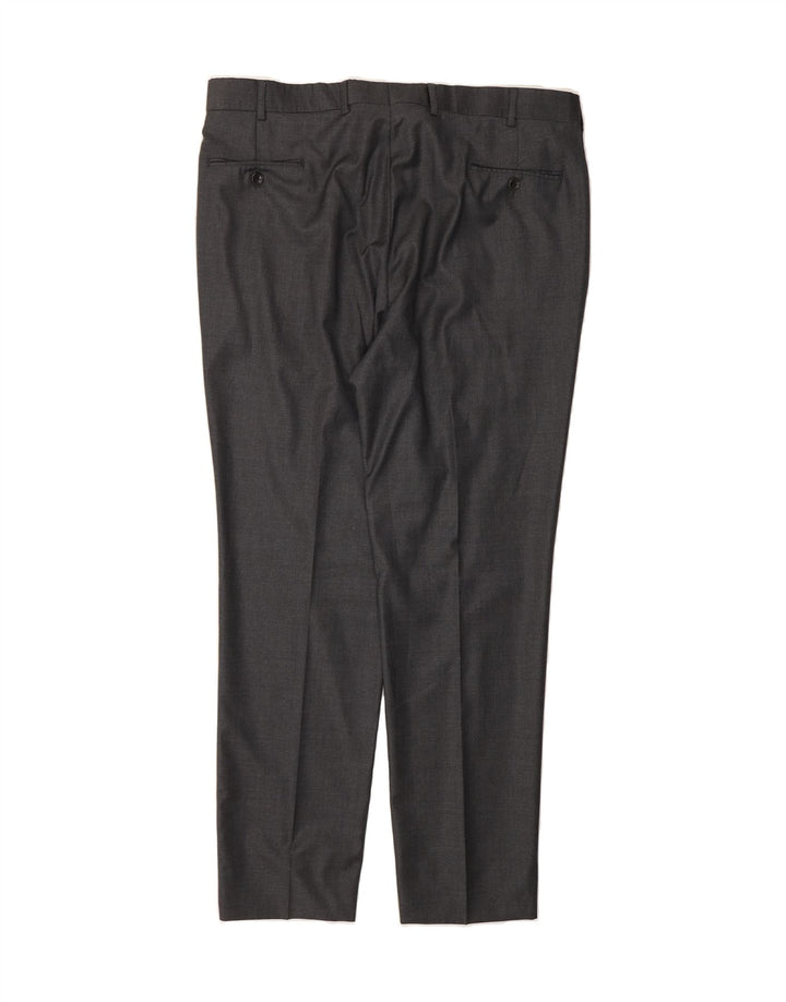 BROOKS BROTHERS Mens Regent Slim Suit Trousers W40 L32 Grey Vintage Brooks Brothers and Second-Hand Brooks Brothers from Messina Hembry 