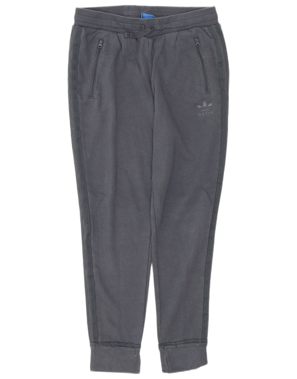 ADIDAS Træningsdragt til kvinder Joggers UK 12 Medium Grey Bomuld