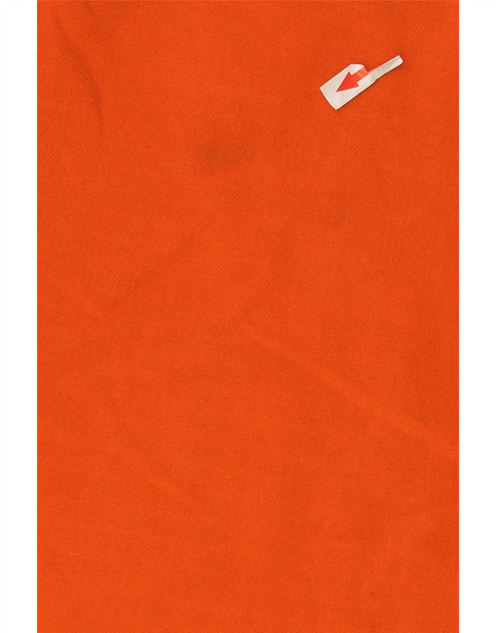 Zara Langærmet Polokjole til kvinder UK 12 Medium Orange Polyester