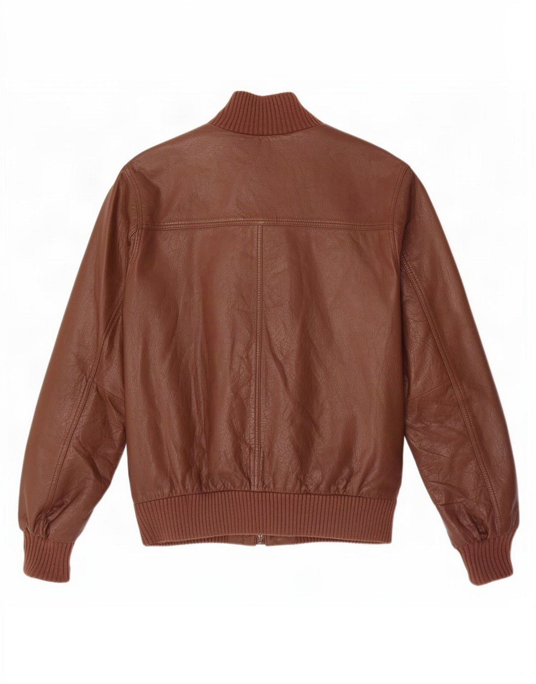 Timberland Herre Bomber Læderjakke UK 38 Medium Brun