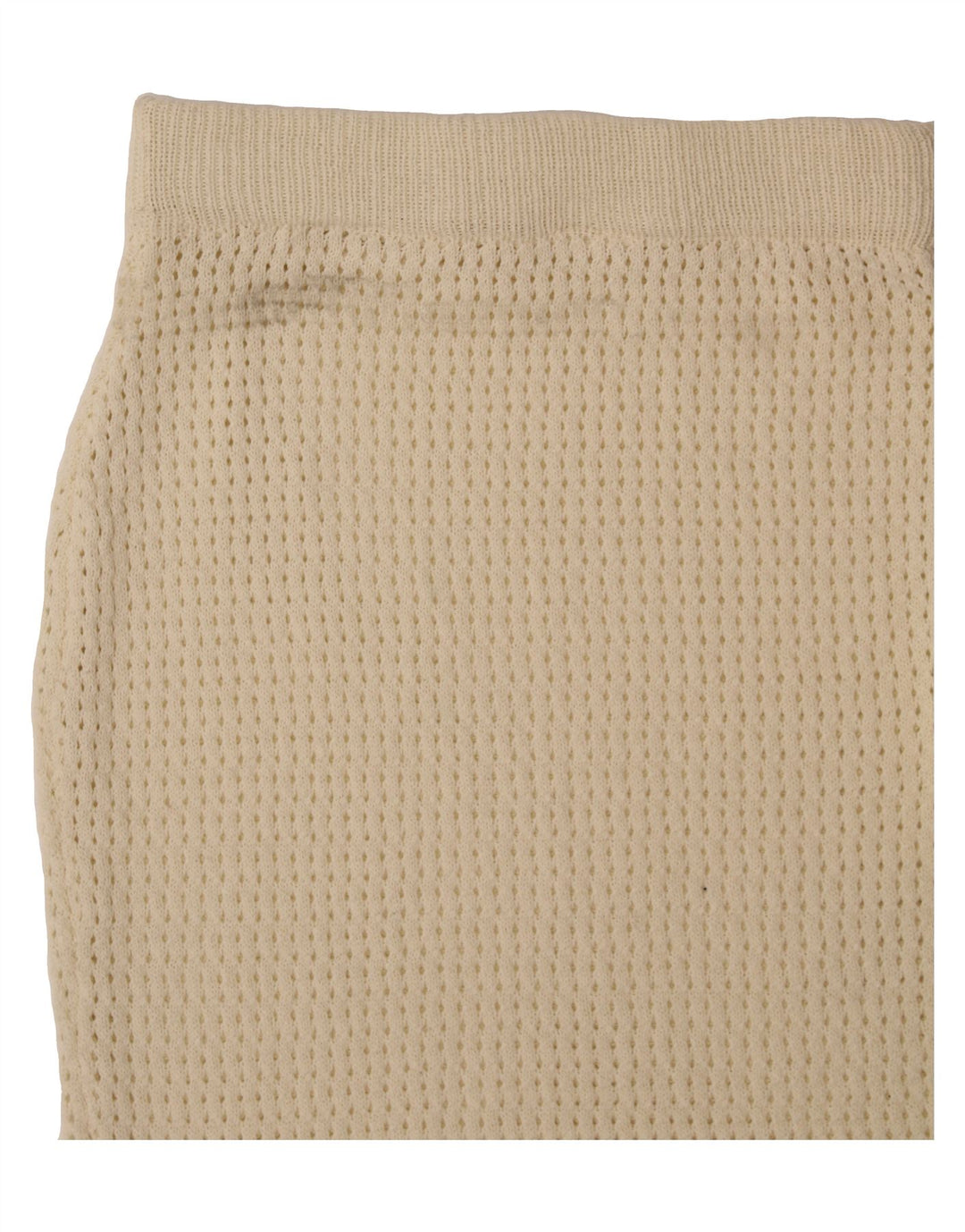 VINTAGE Womens Crochet Midi Skirt W28 Medium Off White Vintage Vintage and Second-Hand Vintage from Messina Hembry 