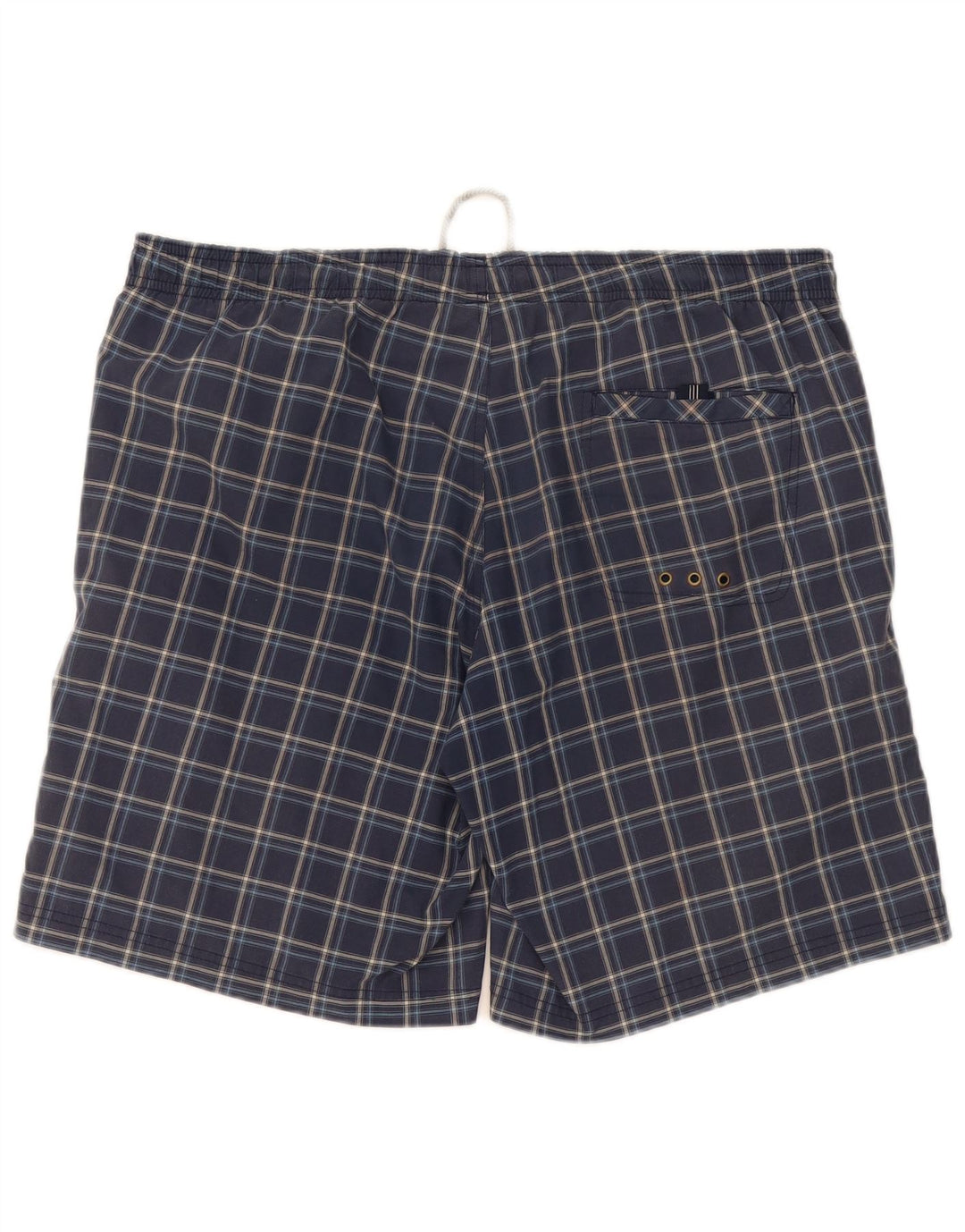 Adidas Badeshorts til mænd store marineblå ternet bomuld