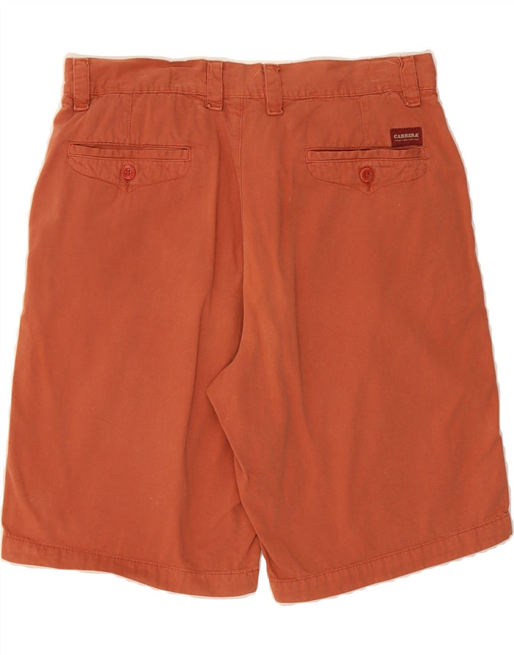 CARRERA Mens Chino Shorts IT 50 Large W32 Orange Cotton Vintage Carrera and Second-Hand Carrera from Messina Hembry 