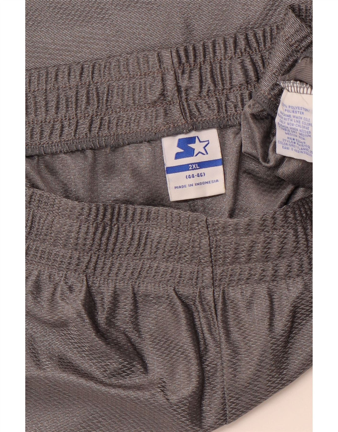 STARTER Mens Sport Shorts 2XL  Grey Polyester