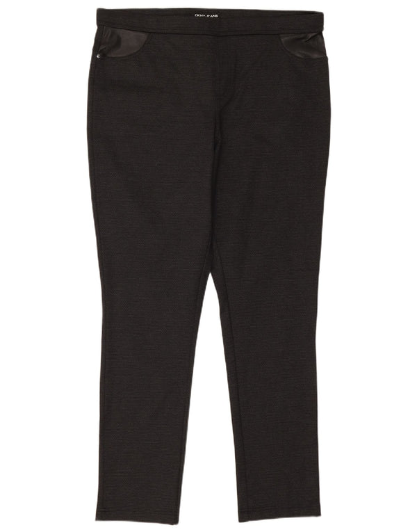 Dkny Dame Skinny Casual Bukser XL W36 L29 Sort Polyester