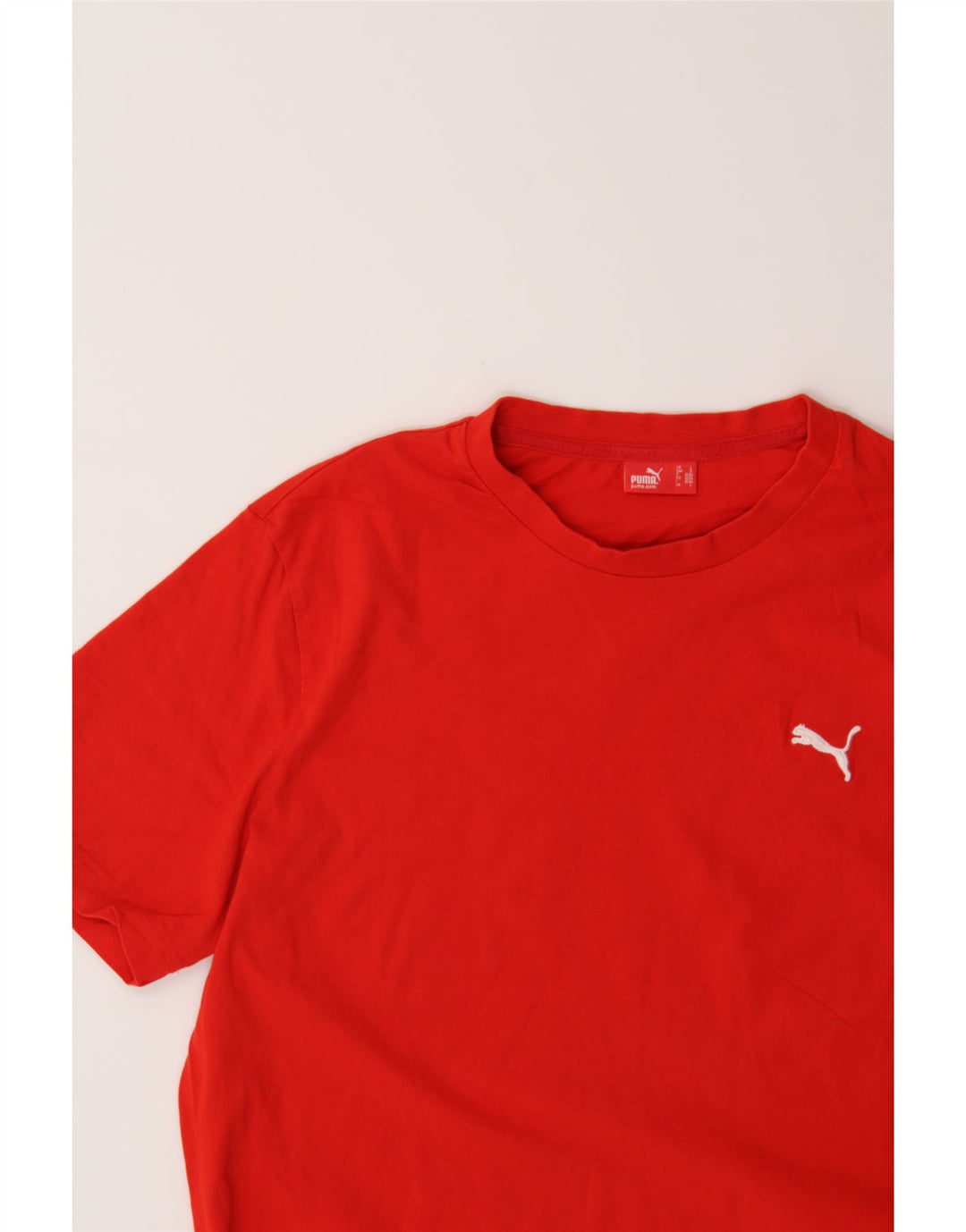PUMA Mens T-Shirt Top Large Red Vintage Puma and Second-Hand Puma from Messina Hembry 