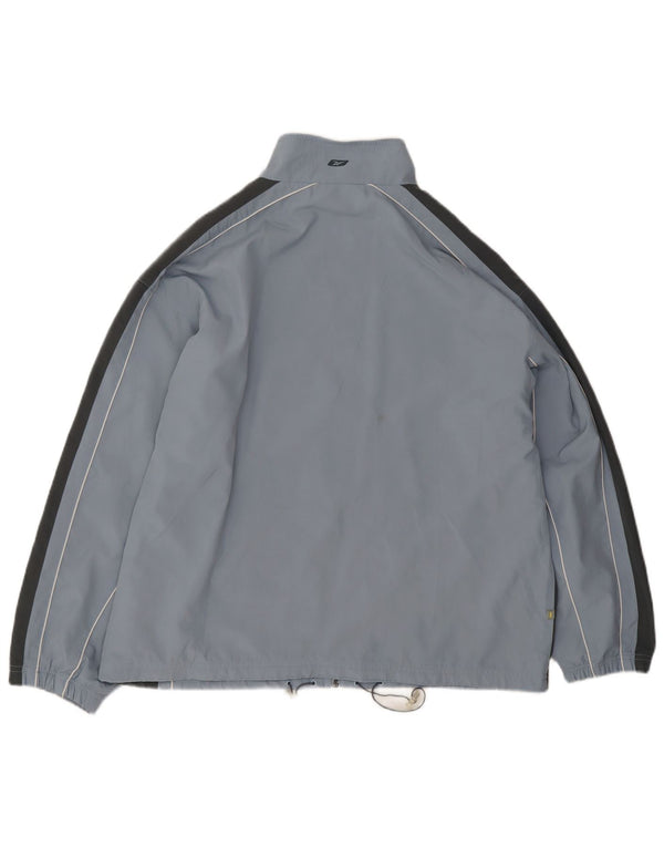 Reebok Herre Loose Fit træningsdragt Top jakke Small Blue Colourblock