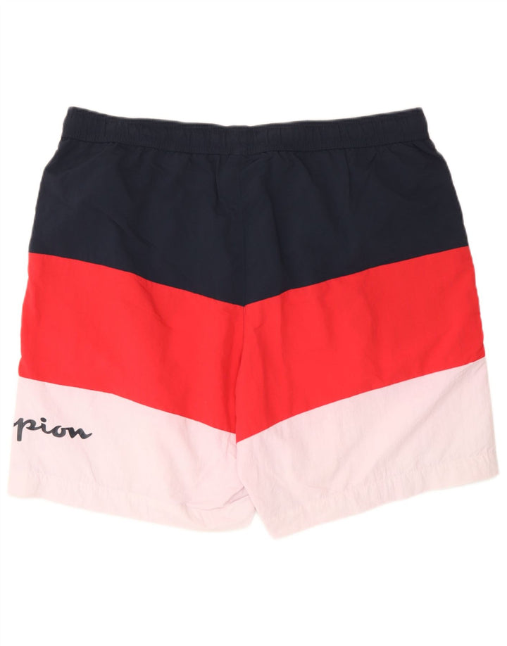 Champion Badeshorts til mænd 2XL Navy Blue Colourblock Polyester