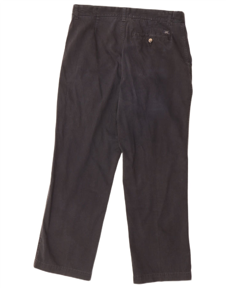 Marks & Spencer Herre Regular Chino Bukser W34 L29 Marineblå Bomuld