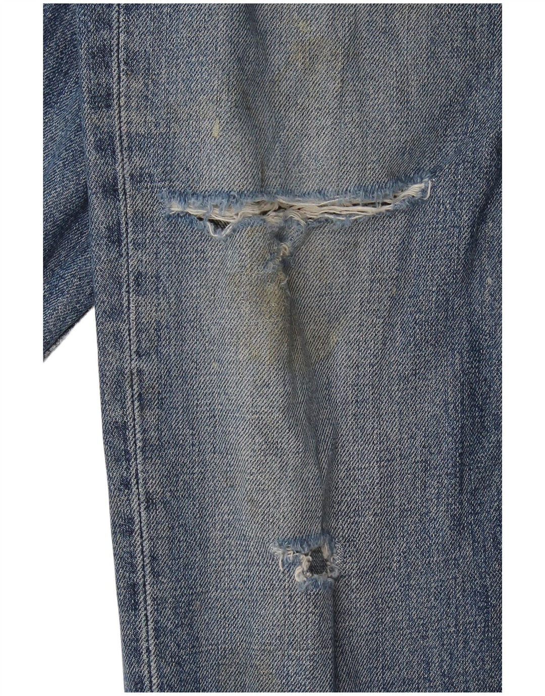 Carhartt Dame Texas Distressed Slim Jeans W30 L32 Blå Bomuld
