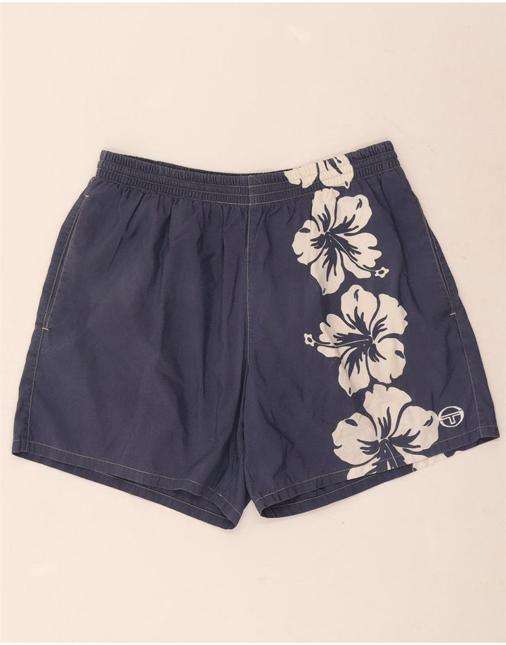 Sergio Tacchini Badeshorts til mænd Medium Navy Blue Floral