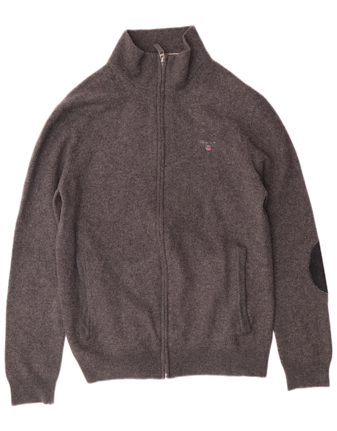 GANT drenge cardigan sweater 13-14 år XL Grå lammeuld