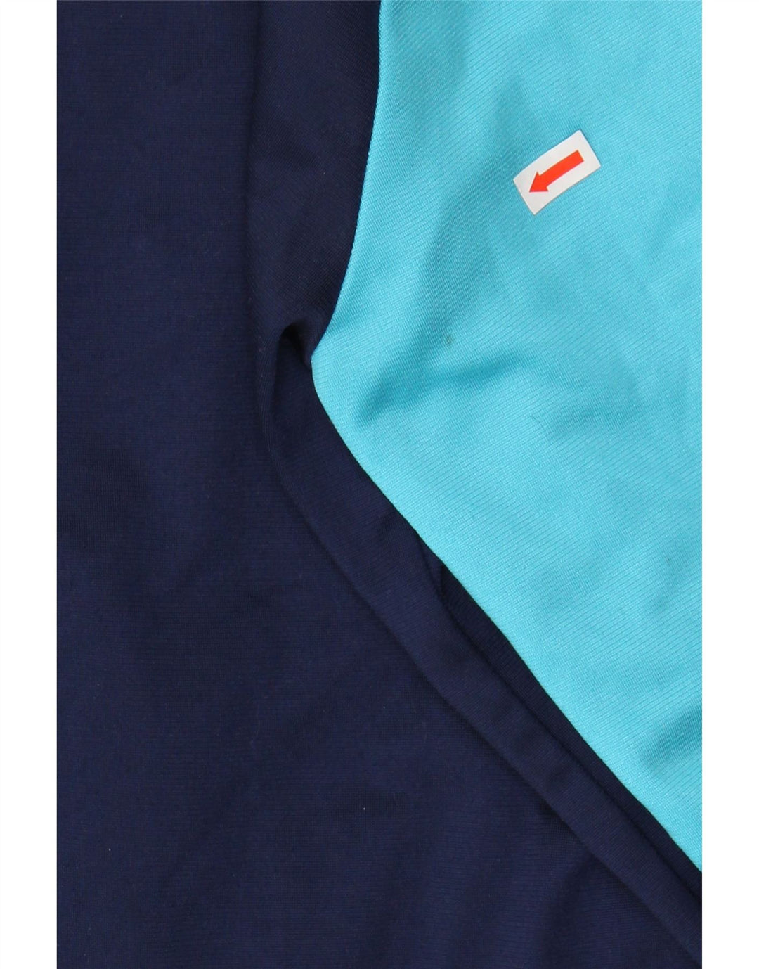ADIDAS Boys Tracksuit Top Jacket 11-12 Years Large  Navy Blue Colourblock