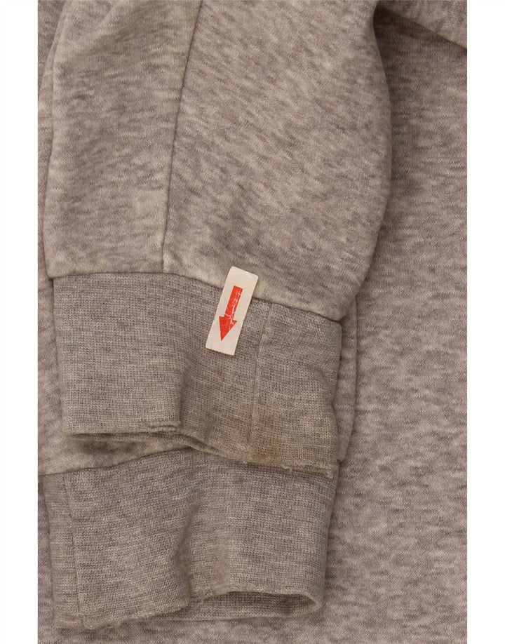 Adidas hættetrøje med lynlås til mænd Medium Grey Flecked