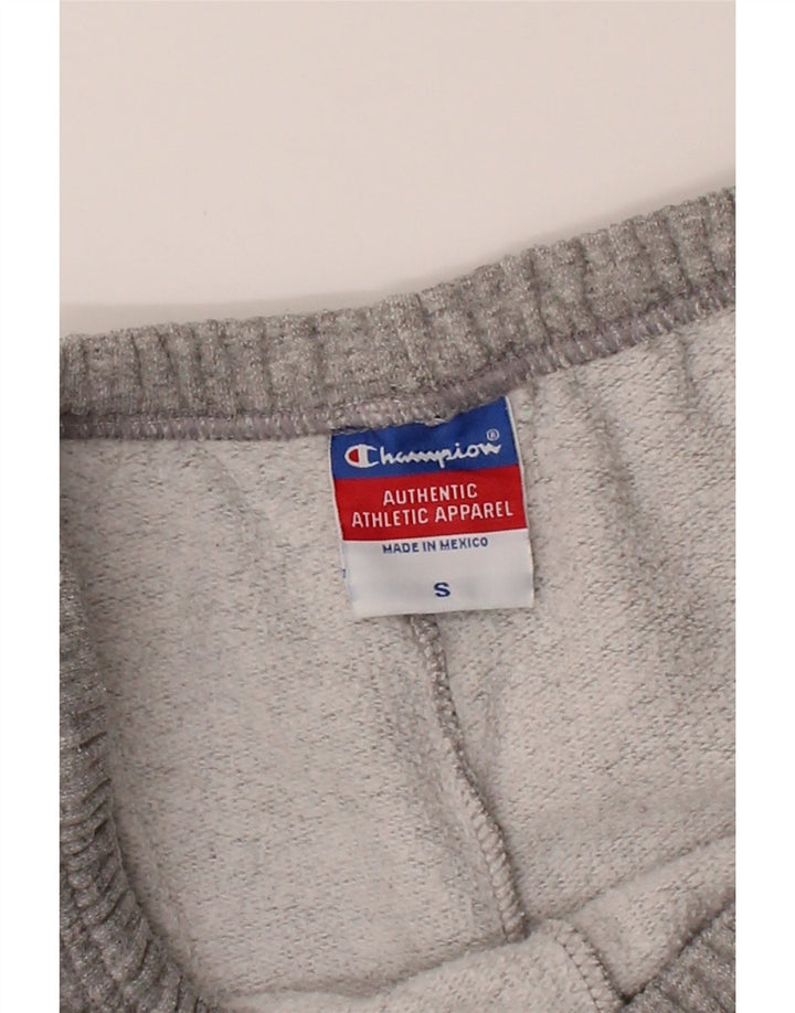CHAMPION Mens Graphic Tracksuit Trousers Joggers Small  Grey Cotton Vintage Champion and Second-Hand Champion from Messina Hembry 