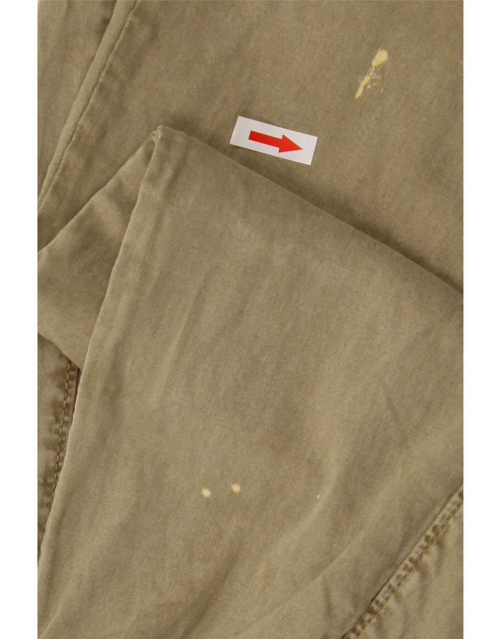 Zara Dame joggerbukser Small W26 L26 Khaki Lyocell