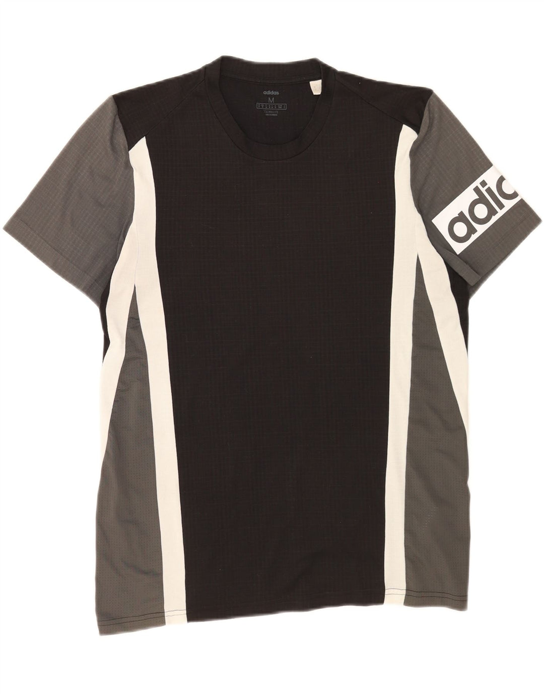 Adidas Herre Climalite Grafisk T-Shirt Top Medium Flerfarvet Colourblock