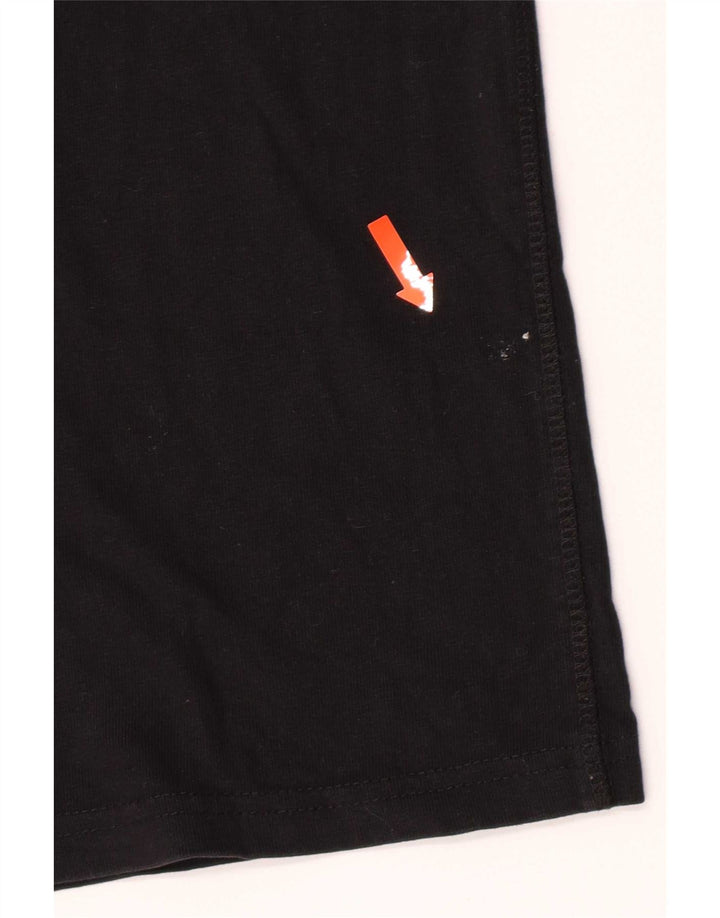 Superdry Herre grafisk T-shirt Top Medium Sort Bomuld