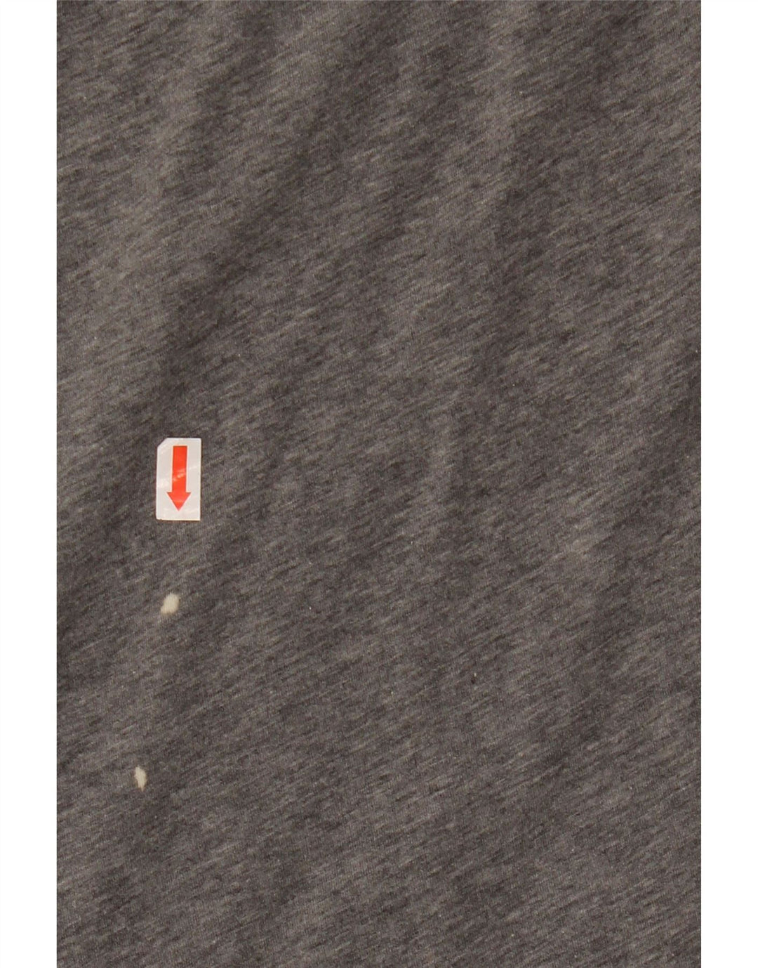MOSCHINO Grafisk T-shirt top til kvinder IT 42 Medium Grey Flecked Bomuld