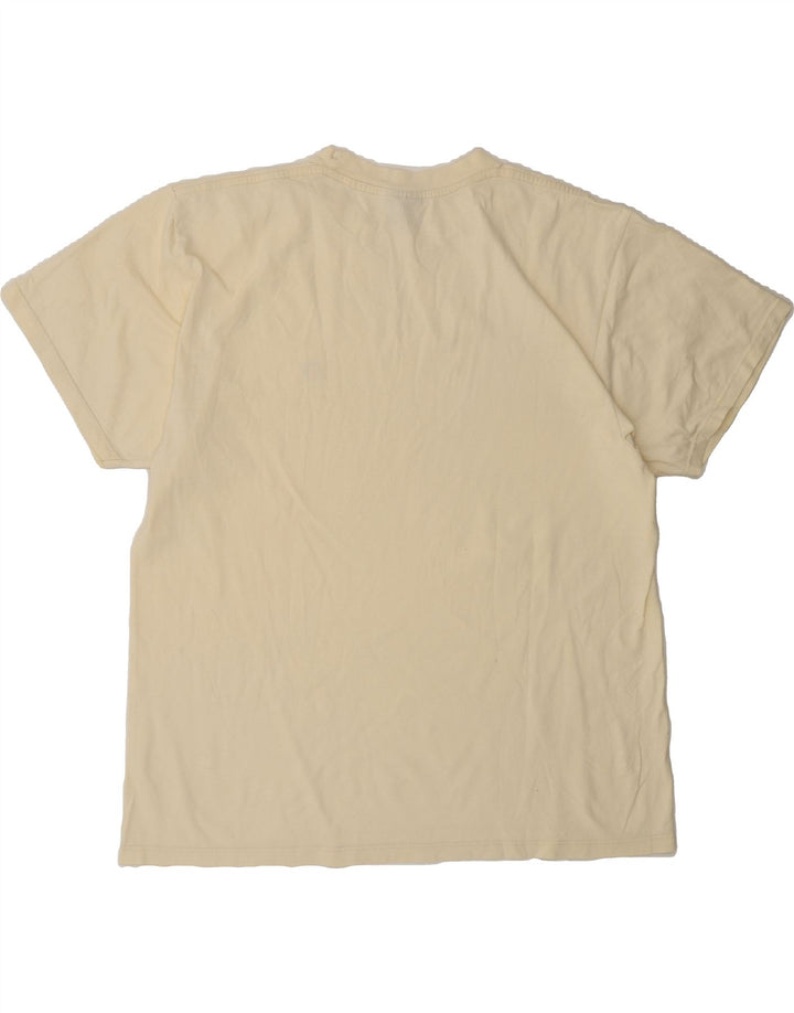 CHAMPION Mens T-Shirt Top 2XL Beige Cotton Vintage Champion and Second-Hand Champion from Messina Hembry 