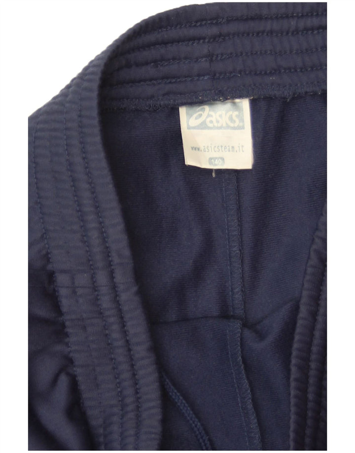 Asics Boys træningsdragt bukser 9-10 år marineblå polyester