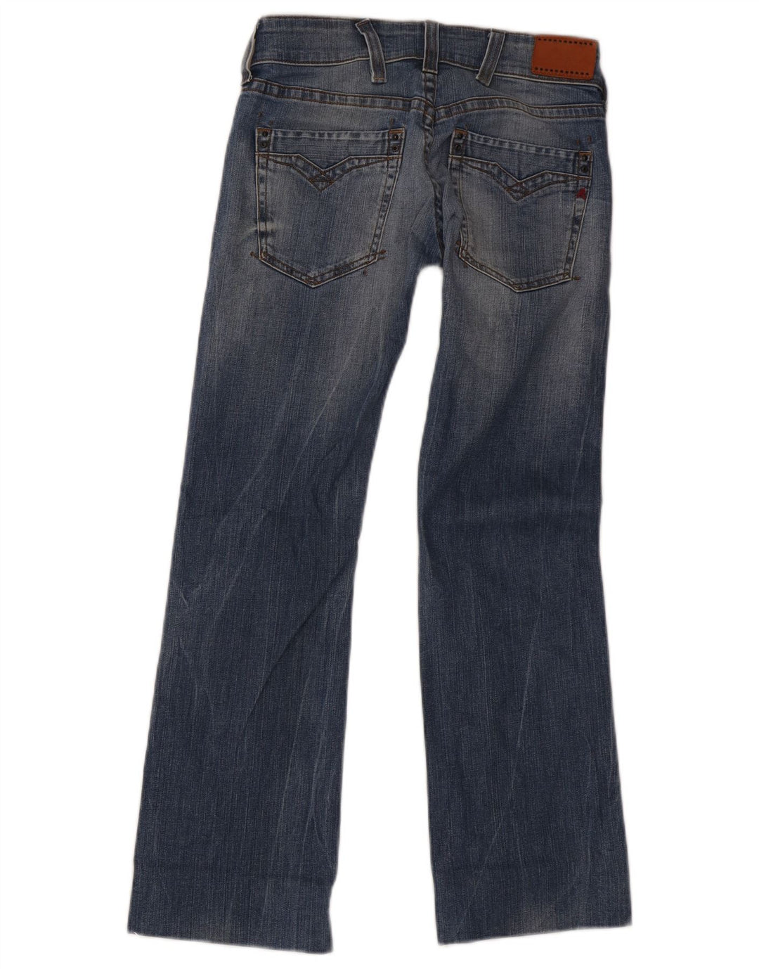 Replay Dame Rabbler Bootcut Jeans W25 L32 Blå Bomuld