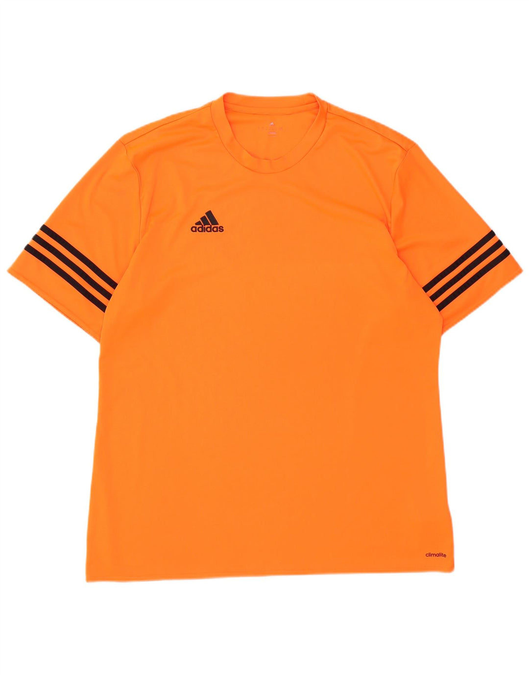 Adidas Herre Climalite T-Shirt Top XL Orange Polyester