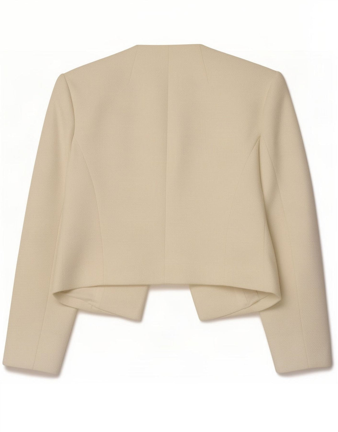 Hobbs Dame 3/4-ærmet åben Bolero-jakke UK 8 Small White Polyester