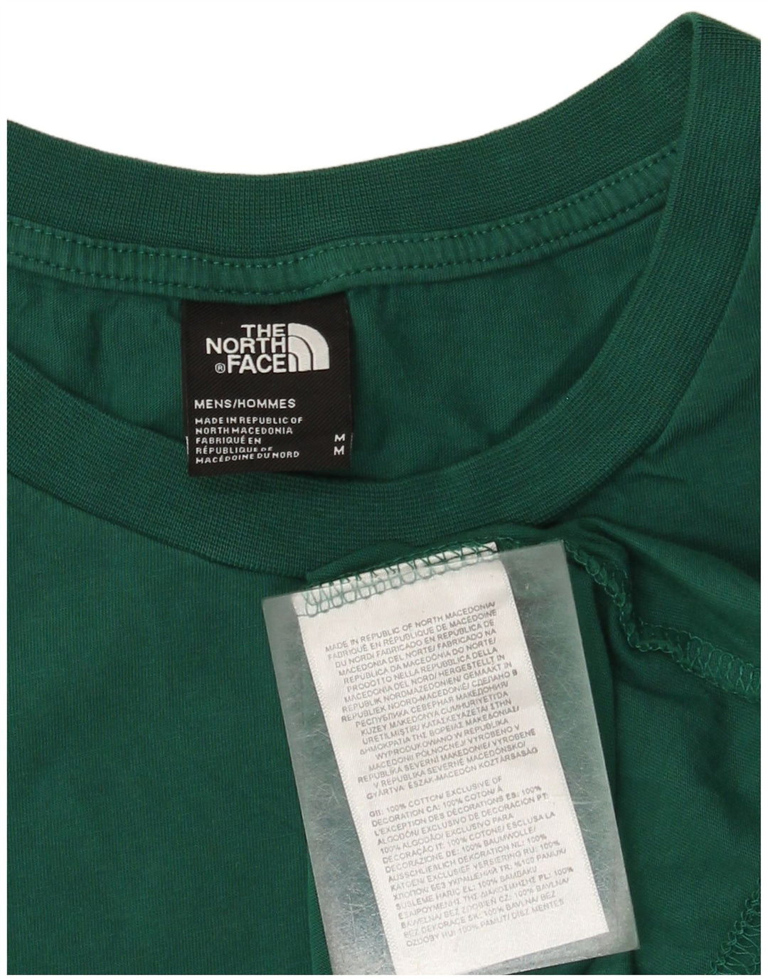 The North Face Herre grafisk T-shirt Top mellemgrøn bomuld