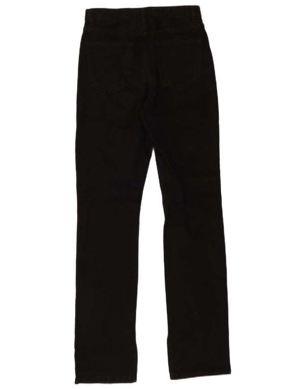 Zara Dame Jeans med høj talje EU 36 XS W26 L34 Sort Bomuld