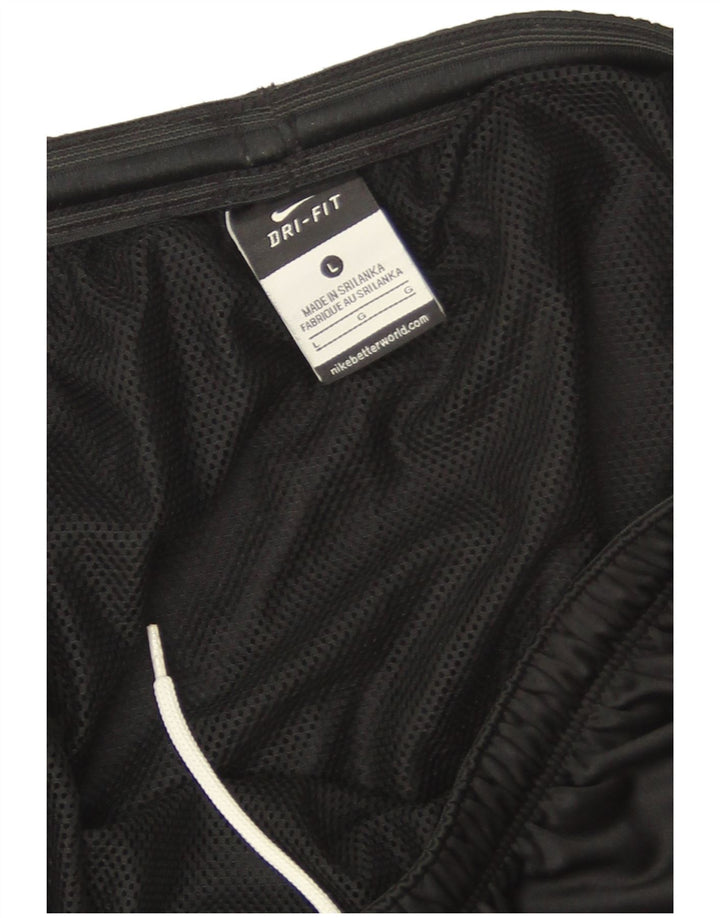 Nike Herre Dri Fit sportsshorts store sorte Colourblock Polyester