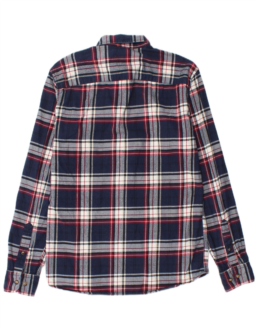 Jack & Jones herre flannelskjorte XS marineblå ternet bomuld